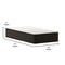 Emma and Oliver Drift 12 Inch Hybrid Mattress, High Density Foam and Pocket Spring Mattress in a Box, CertiPur-US Certified Foam